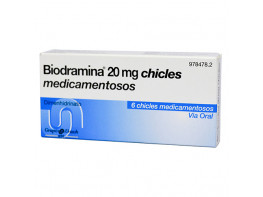 Imagen del producto Biodramina 6 chicles